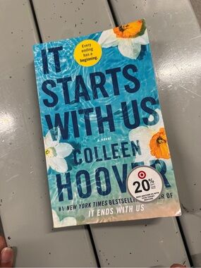 It Starts With Us by Colleen Hoover Paperback Book
